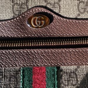 ophidia gg supreme canvas zip pouch